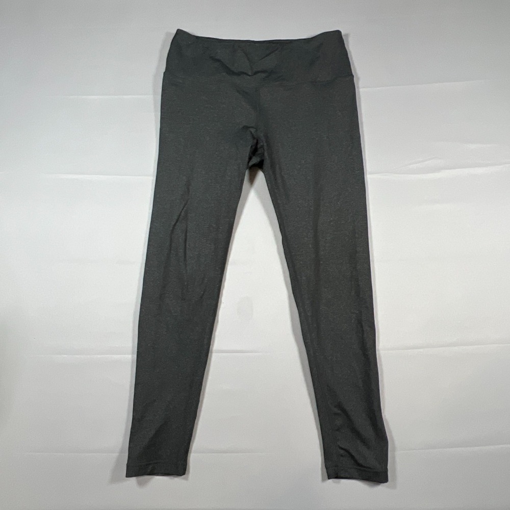 90 Degree By Reflex Leggings Womens XL Charcoal Gray Nylon Stretch High Waisted